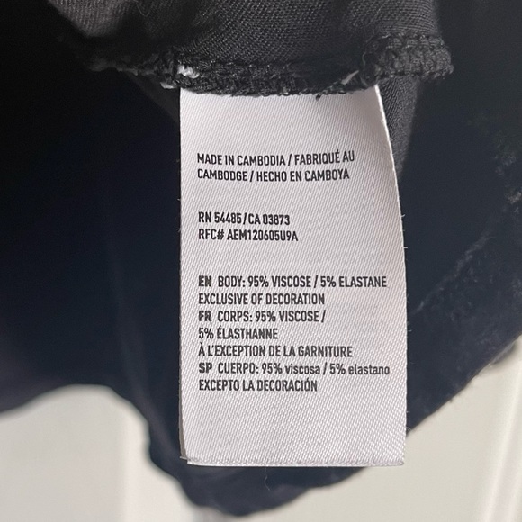 American Eagle Soft And Sexy Cray Boho Bell Sleeve Lace Tie Up Back Shirt SZ S - Picture 4 of 6